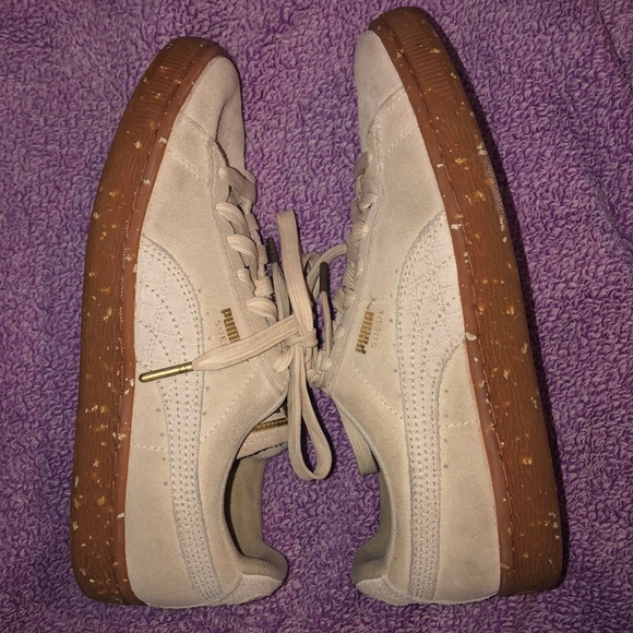 puma suede cream
